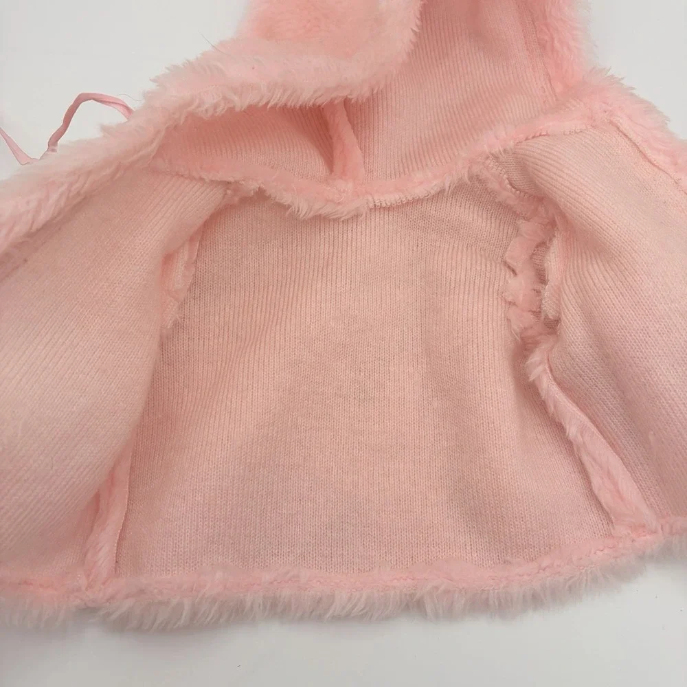 CPK American Girl Vintage doll Fur Pink Cute Jacket For 16-18‎ inch